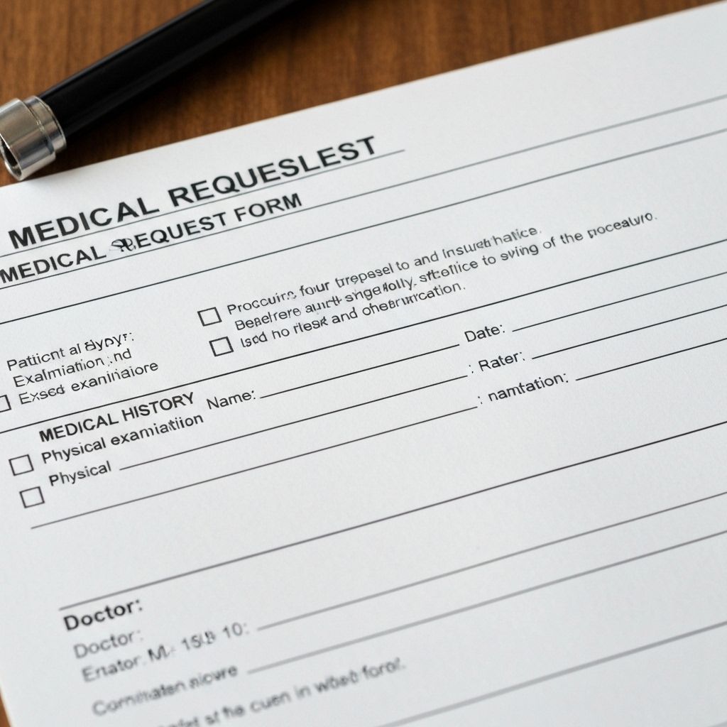 Solicitação de exames